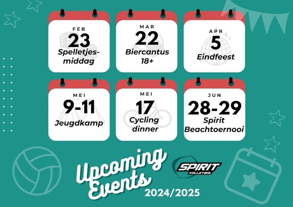 Upcoming Events 2024/2025